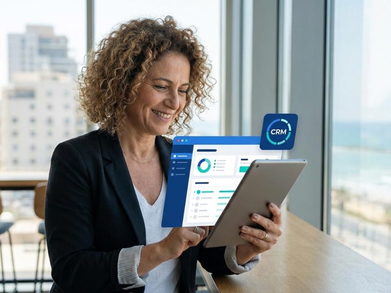 מחפשים מערכת CRM ישראלית? השוואה בין הפתרונות המובילים בשוק, חשיבות התמיכה בעברית, פורטל לקוחות מתקדם והתאמה לרגולציה המקומית.